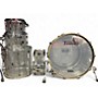 Used TAMBURO Volume Series 5pc Seamless Acrylic Clear Drum Kit Clear