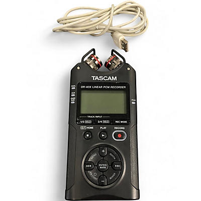 Used TASCAM DR-40X Portable Digital Recorder MultiTrack Recorder