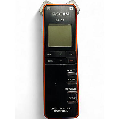 Used TASCAM DR03 MultiTrack Recorder