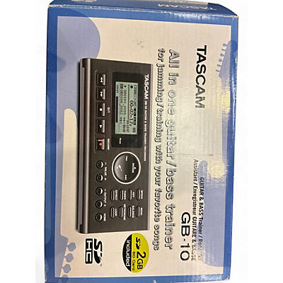 Used TASCAM GB10 Guitar Bass Trainer Recorder Multi Effects Processor