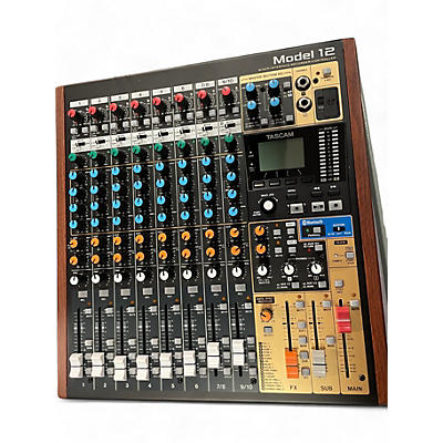 Used TASCAM MODEL 12 Powered Mixer