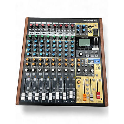Used TASCAM MODEL 12 Powered Mixer