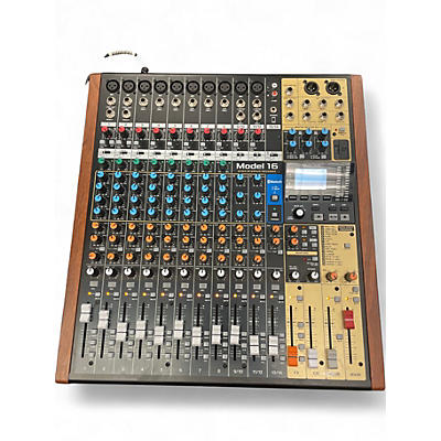 Used TASCAM MODEL 16 - 12 CHANNEL MIXER Unpowered Mixer