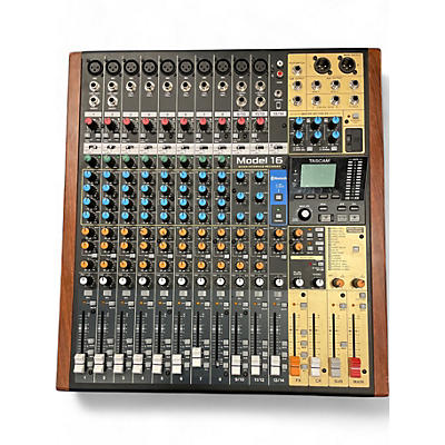 Used TASCAM Model 16 Powered Mixer