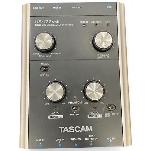 Used TASCAM US122MKII Audio Interface