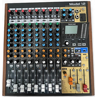 Used TASCAM model 12 Powered Mixer