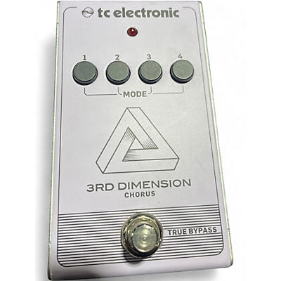 Used TC Electronic 3rd Dimension Chorus Effect Pedal