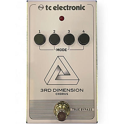 Used TC Electronic 3rd Dimension Chorus Effect Pedal