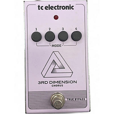 Used TC Electronic 3rd Dimension Chorus Effect Pedal