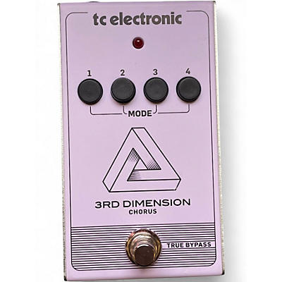 Used TC Electronic 3rd Dimension Chorus Effect Pedal