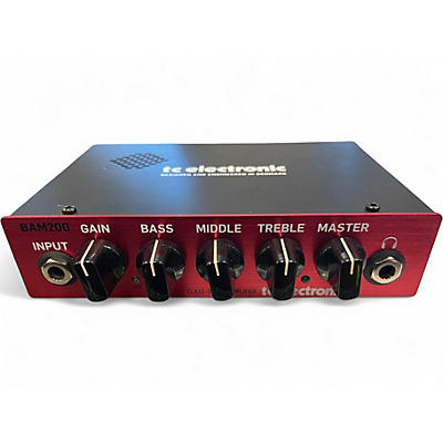 Used TC Electronic BAM200 Bass Amp Head