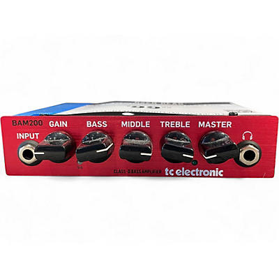 Used TC Electronic BAM200 Bass Amp Head