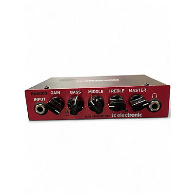 Used TC Electronic BAM200 Bass Amp Head