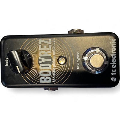 Used TC Electronic Bodyrez Acous Acoustic Enhancer Effect Pedal