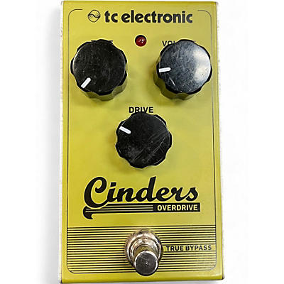Used TC Electronic Cinders Overdrive Effect Pedal
