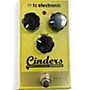Used TC Electronic Cinders Overdrive Effect Pedal