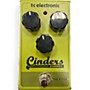 Used TC Electronic Cinders Overdrive Effect Pedal