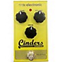 Used TC Electronic Cinders Overdrive Effect Pedal