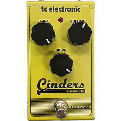Used TC Electronic Cinders Overdrive Effect Pedal