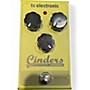 Used TC Electronic Cinders Overdrive Effect Pedal