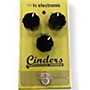 Used TC Electronic Cinders Overdrive Effect Pedal