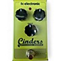 Used TC Electronic Cinders Overdrive Effect Pedal