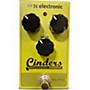 Used TC Electronic Cinders Overdrive Effect Pedal