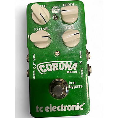 Used TC Electronic Corona Chorus Effect Pedal