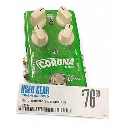 Used TC Electronic Corona Chorus Effect Pedal