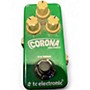 Used TC Electronic Corona Mini Chorus Effect Pedal