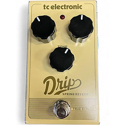 Used TC Electronic DRIP SPRING REVERB Effect Pedal