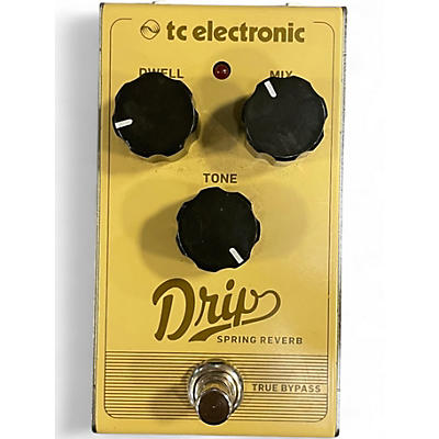 Used TC Electronic DRIP SPRING REVERB Effect Pedal