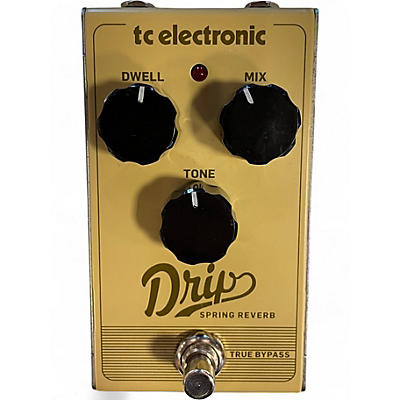 Used TC Electronic DRIP SPRING REVERB Effect Pedal