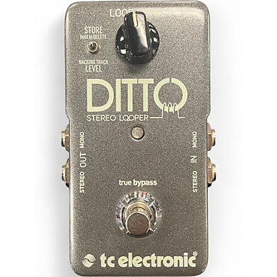 Used TC Electronic Ditto Stereo Looper Effect Pedal Package