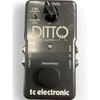 Used TC Electronic Ditto Stereo Looper Pedal