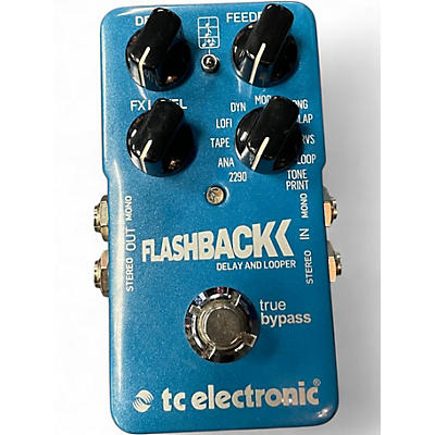 Used TC Electronic FLASHBACK DELAY AND LOOPER Effect Pedal