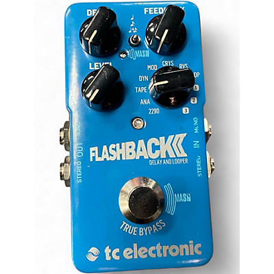 Used TC Electronic FLASHBACK DELAY AND LOOPER WITH MASH Effect Pedal