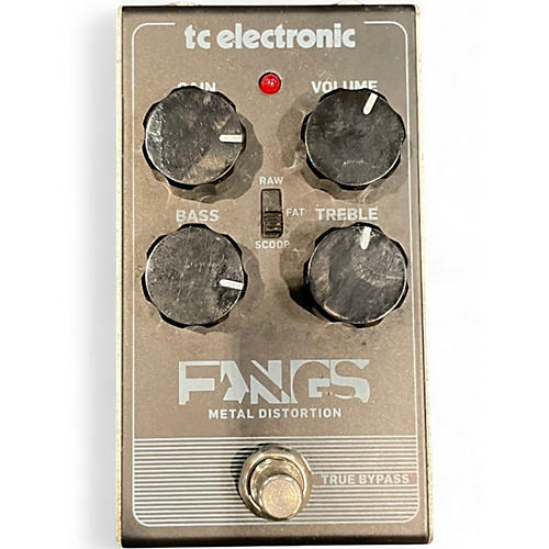 Used TC Electronic Fangs Metal Distortion Effect Pedal