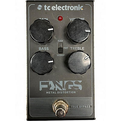 Used TC Electronic Fangs Metal Distortion Effect Pedal