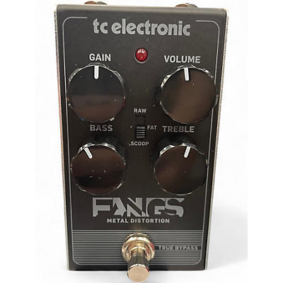 Used TC Electronic Fangs Metal Distortion Effect Pedal