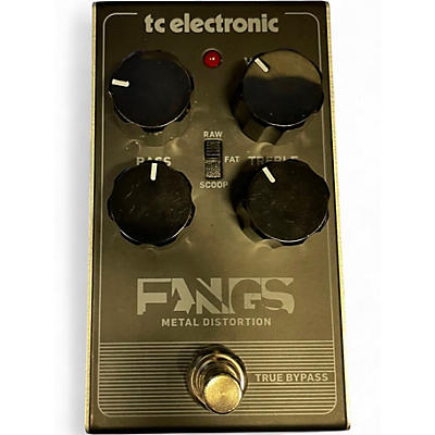 Used TC Electronic Fangs Metal Distortion Effect Pedal