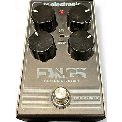 Used TC Electronic Fangs Metal Distortion Effect Pedal