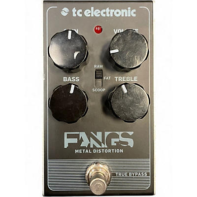 Used TC Electronic Fangs Metal Distortion Effect Pedal