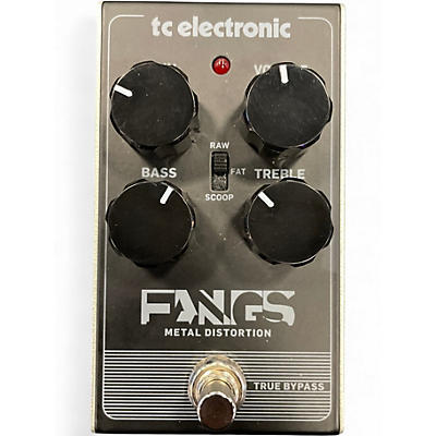 Used TC Electronic Fangs Metal Distortion Effect Pedal
