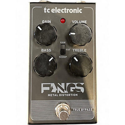 Used TC Electronic Fangs Metal Distortion Effect Pedal