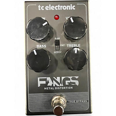 Used TC Electronic Fangs Metal Distortion Effect Pedal