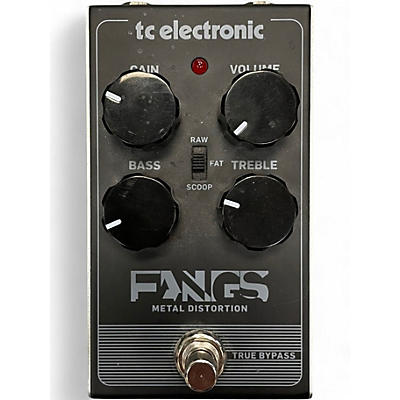 Used TC Electronic Fangs Metal Distortion Effect Pedal