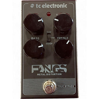 Used TC Electronic Fangs Metal Distortion Effect Pedal