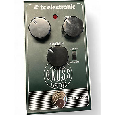 Used TC Electronic Gauss Tape Echo Effect Pedal