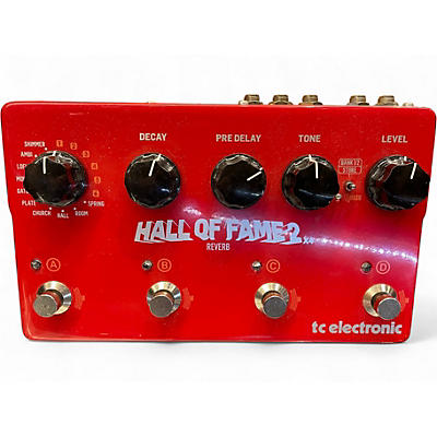 Used TC Electronic HALL OF FAME 2 X4 Effect Pedal